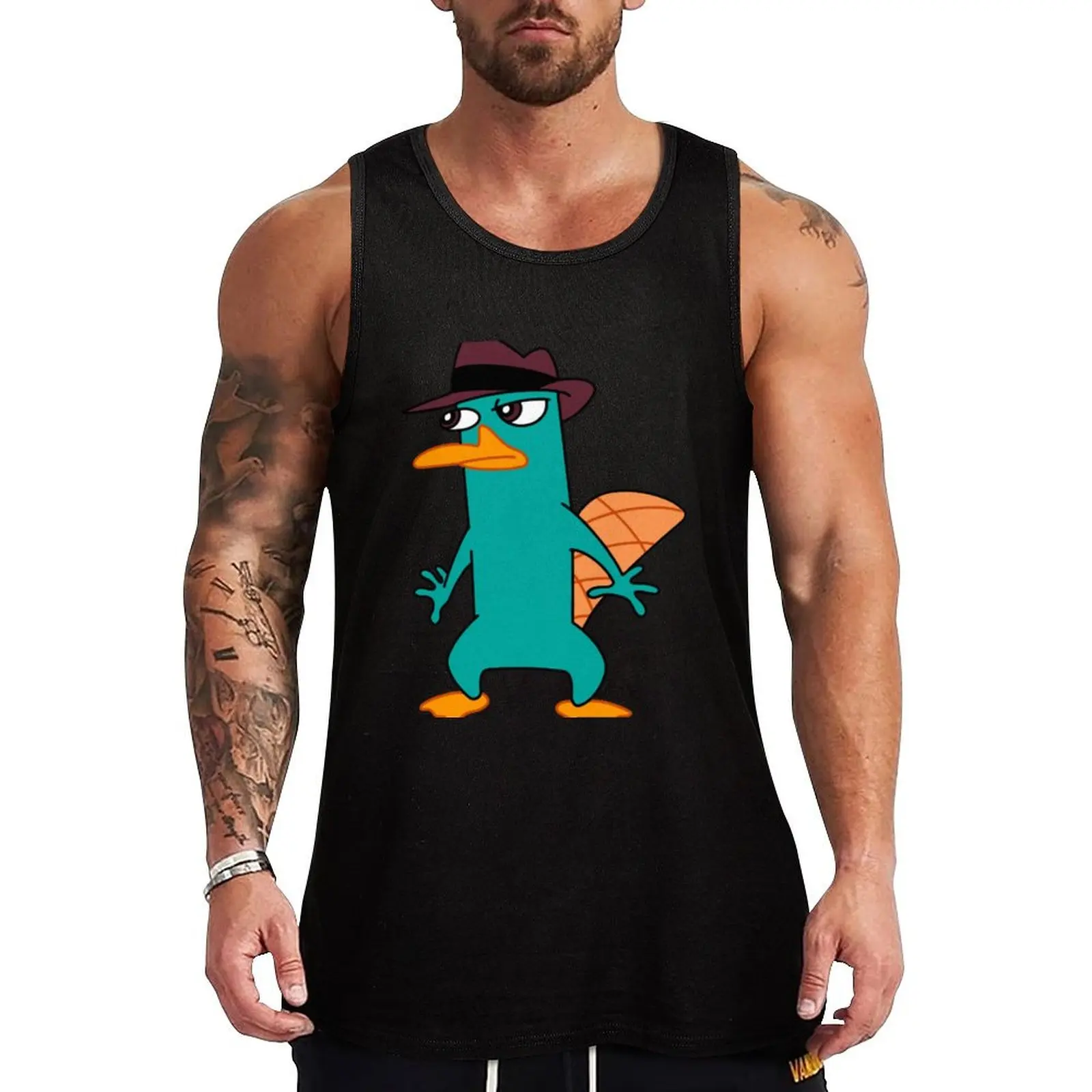 perry the platypus (7) Tank Top Sports Fitness Tank Top Quick Dry Moisture Wicking