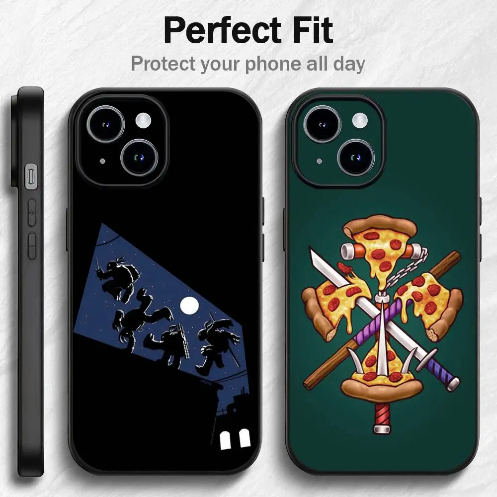 Чехол для телефона T-Teenage Mutant N-Ninja-Burtles для IPhone 17, 16, 15, 14, 13, 12 PRO MAX PLUS, мягкий для кожи чехол из ТПУ