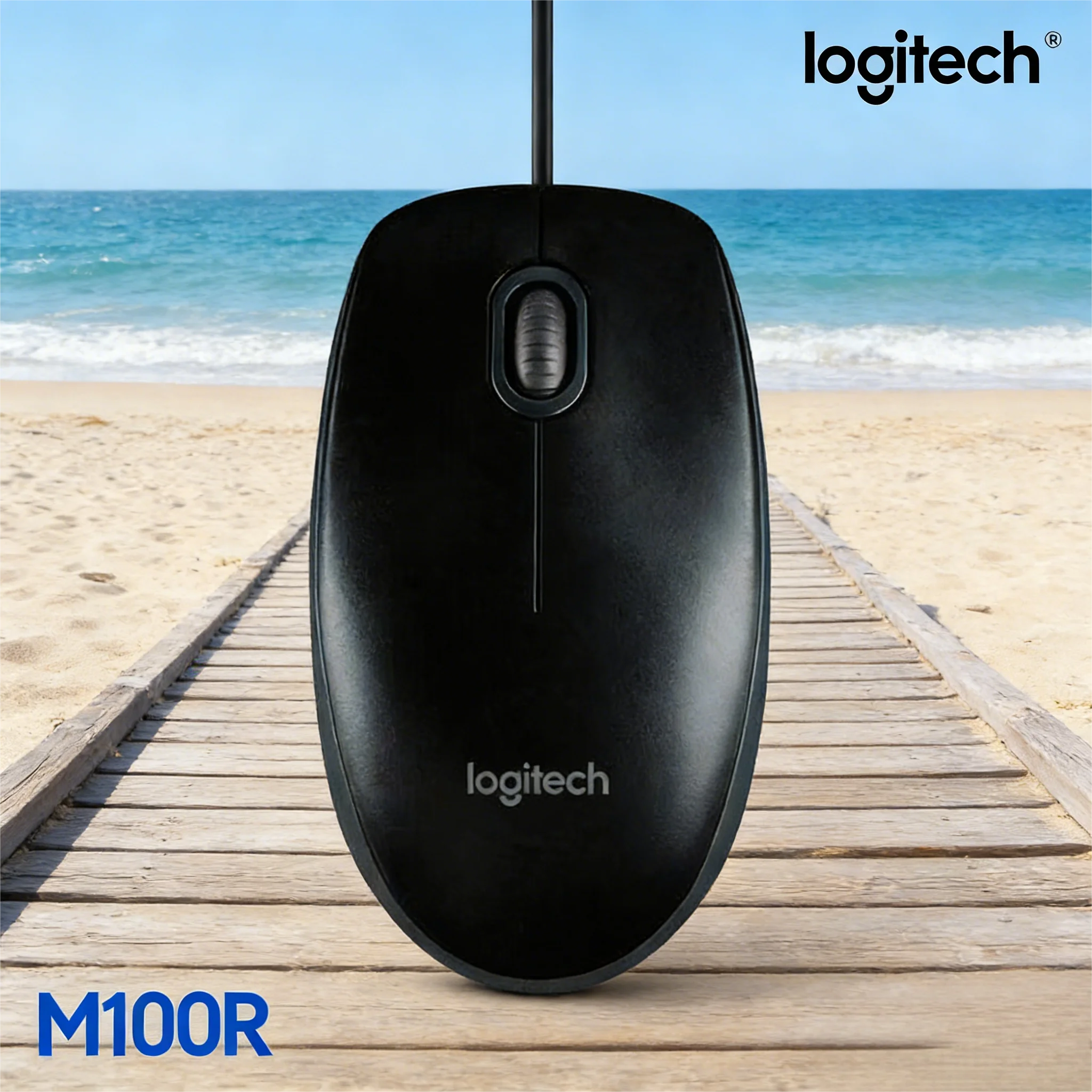 

Logitech M100R — мягкое покрытие для повышенного комфорта