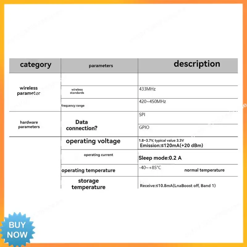 Module adaptateur A10R SX1278 Lora 02 433M, Transmission sans fil, Module de Communication SPI