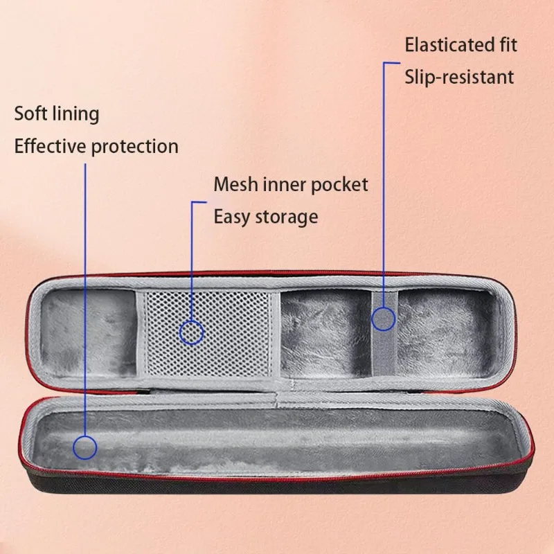 Hair Straightener Storage Bag Travel Carrying Empty Case Portable Storage Bag for Hair Straighteners Curling Irons Hair Rollers