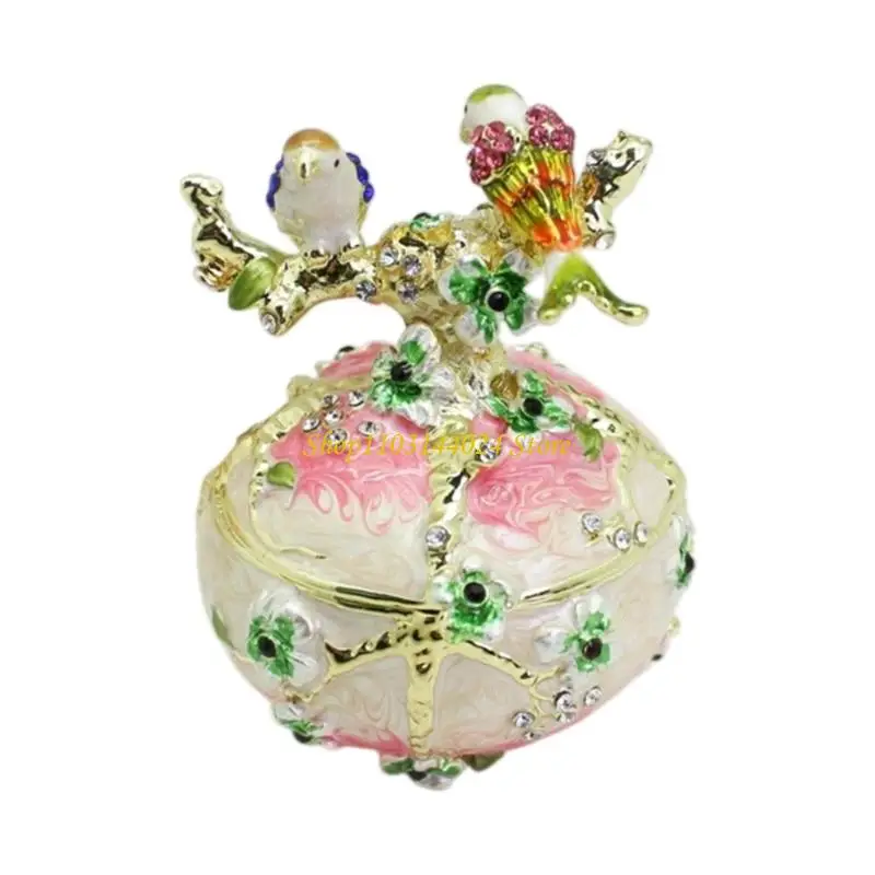n5ke-wedding-jewelry-display-case-double-bird-jewelry-organizers-storage-box-with-elegant-embellishments-alloy-texture