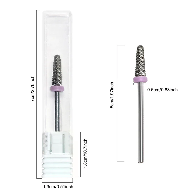 Wolfram Stahl Nagel Bohrer Gerät Nagel Dateien Bits Elektrische Fräser Für Maniküre Grat Bohrer Pediküre Werkzeuge