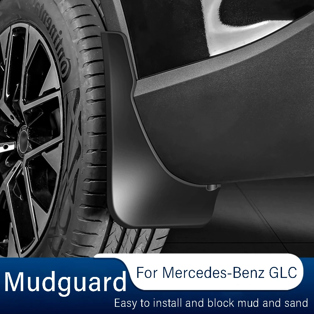 Car Accessories For Mercedes Benz GLC GLC300 X254 GLC260 Front And Rear Wheel Mudguard Mud Flaps Guard Splash Fenders 2023 2024