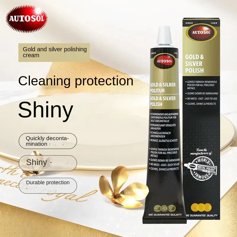 German Autosol gold and silver polishing paste gold and silver jewelry polishing agent refurbished