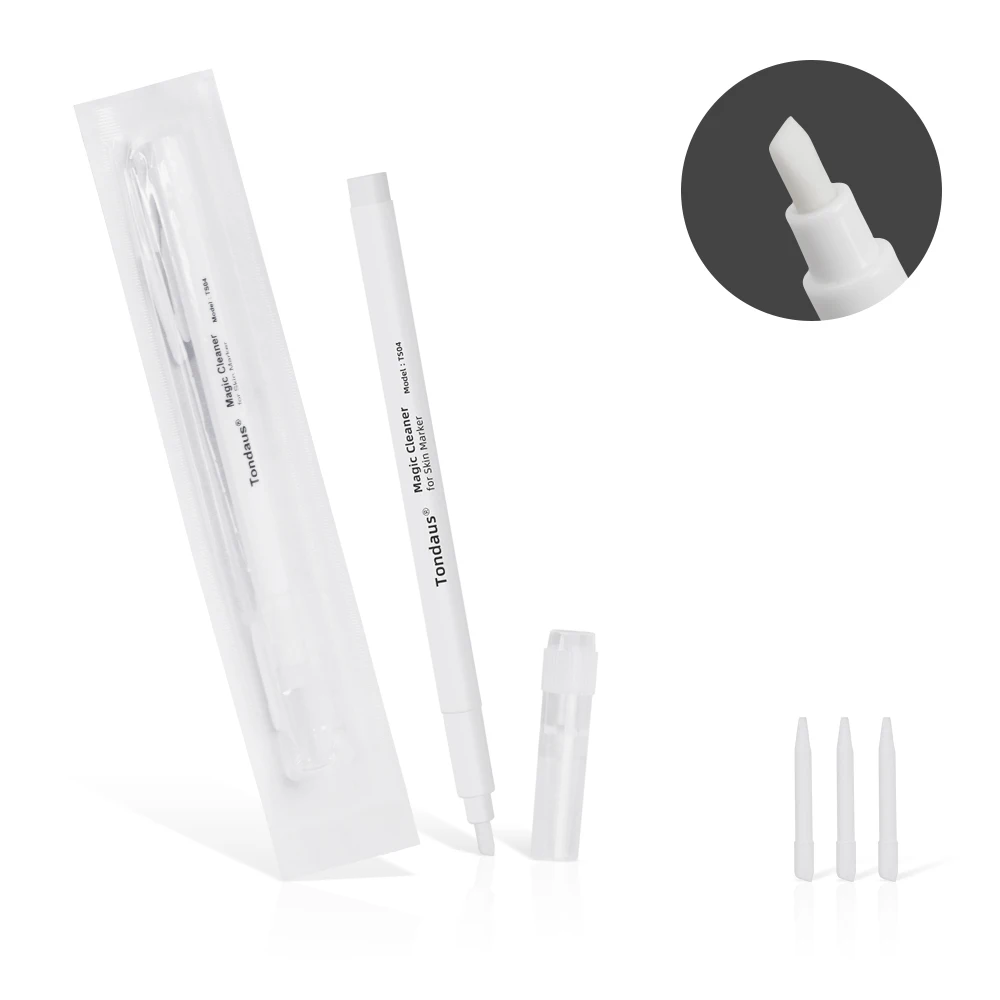 

1set Surgical Skin Marker Remove Pen Tattoo Magic Eraser Permanent Makeup Position Point Eyebrow Tools