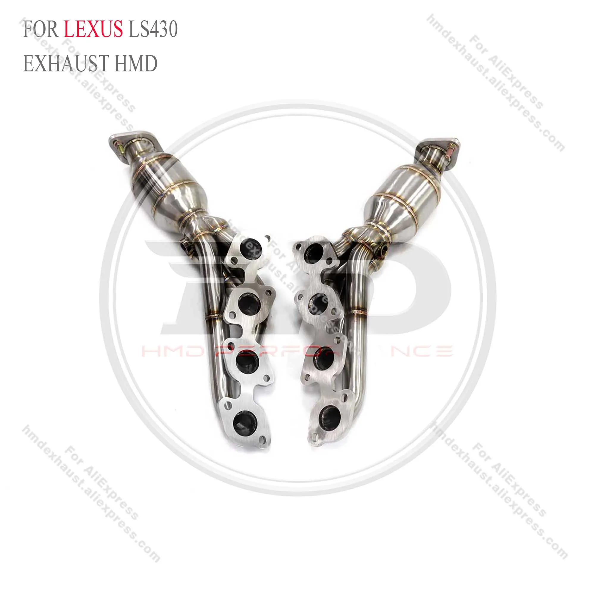 

HMD Exhaust system Headers for LEXUS LS430 High flow Manifold exhaust pipe With Heat Shield Headers