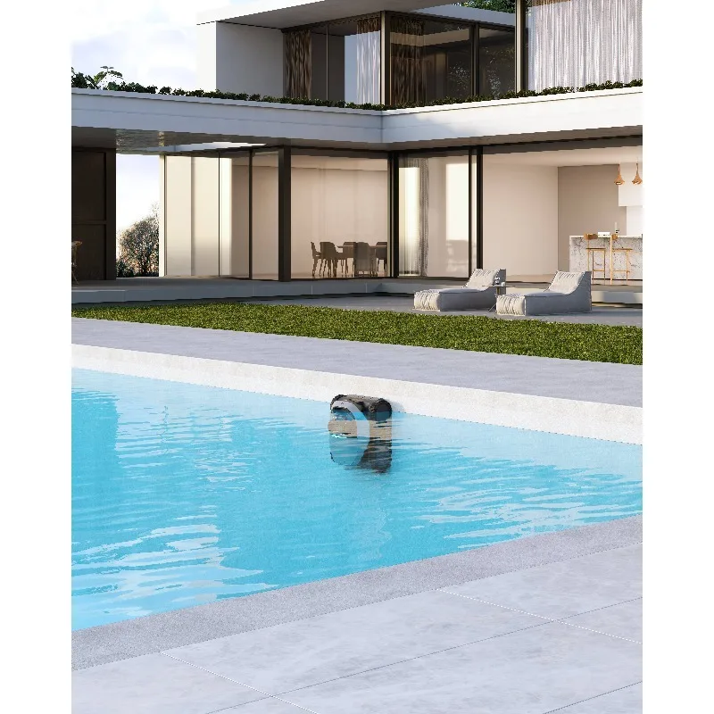 Robotic Pool Vacuum Cleaner 8000GPH Strong Suction Automatic Wireless Full Pool Coverage Smart Pool Cleaning Robot