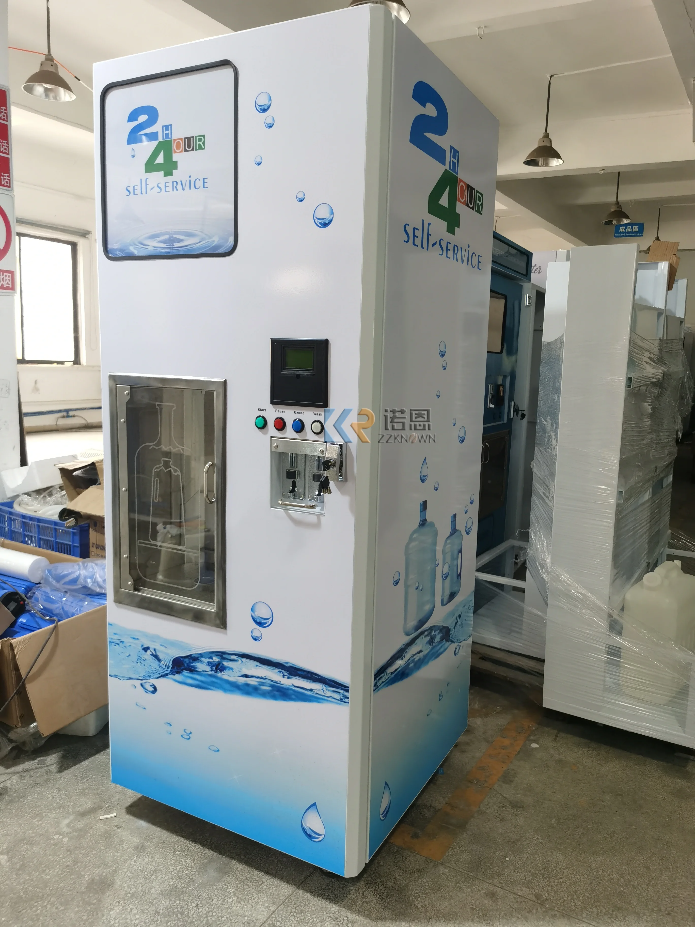 

support customized Vending Machine Outdoor Big Capacity Ice Cube Vending Machine Automatic Ice Vending Machine With Auto Bagging