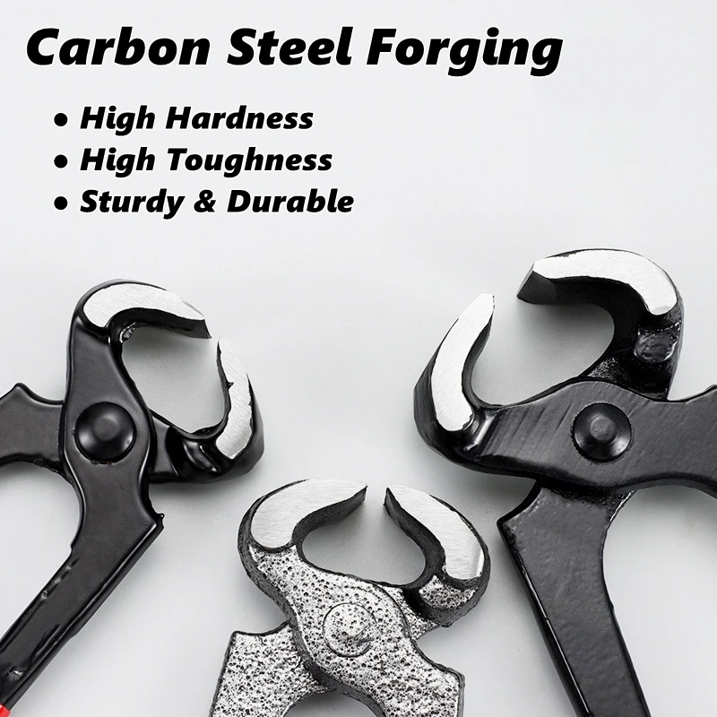 Nail Puller 6/7/10 Inch End Cutting Plier Durable Nail Remover Tool for Woodworking Carpentry Staple Puller Cutting Pincer Plier