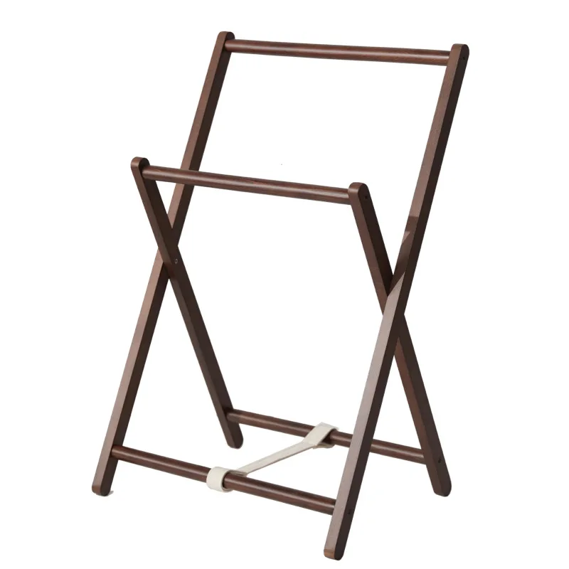 

Solid wood floor-to-ceiling pants rack, clothes storage rack, multi-functional household