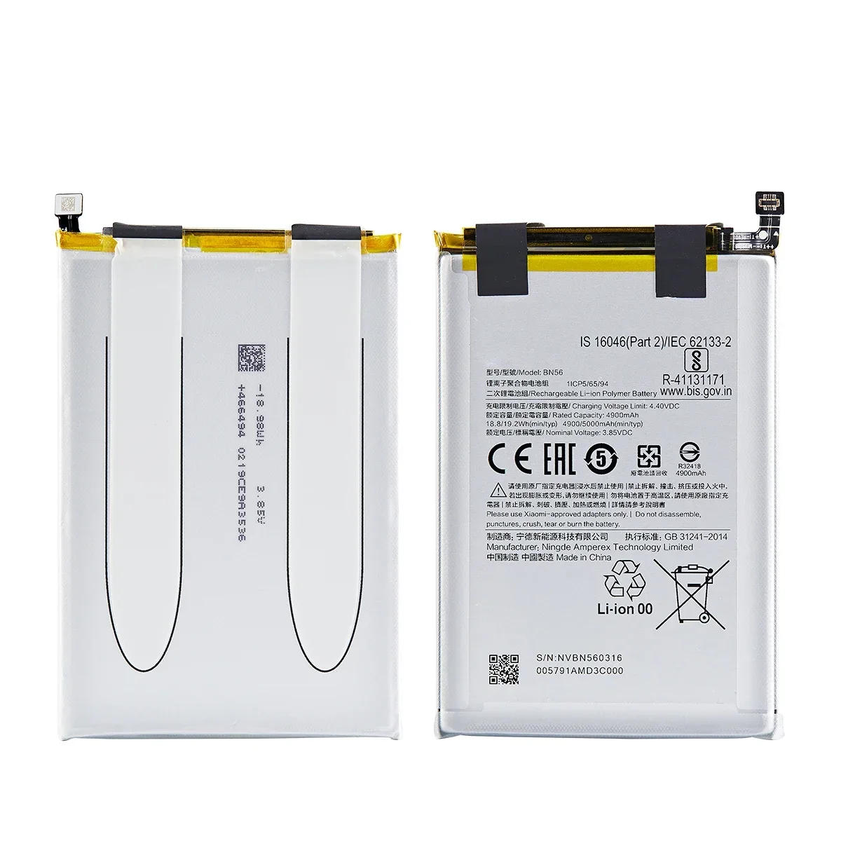 100% Orginal BN56 5000mAh Battery For Xiaomi POCO M2 Pro Redmi 9A 9C High Quality Phone Replacement Batteries