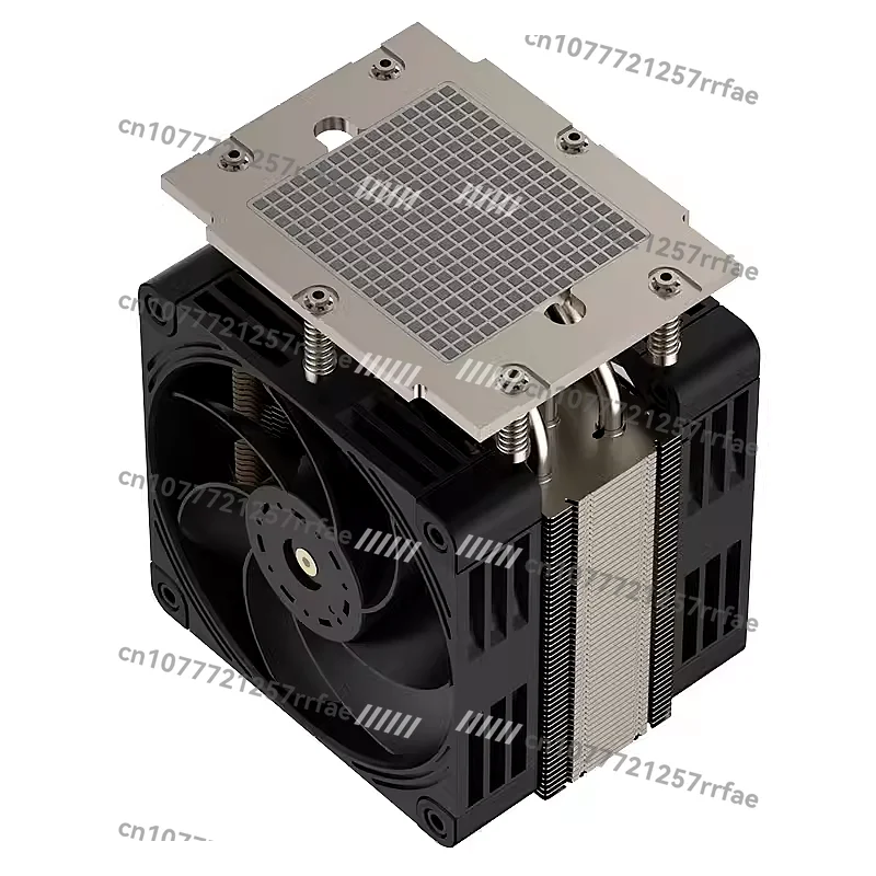 

New AMD SP5CPU Server Cooler 4U Tower Dual Fan 5 Heat Pipe Silent Air Cooling
