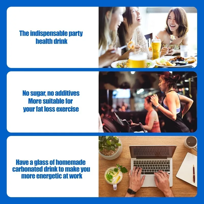 أسطوانة ثاني أكسيد الكربون سعة 60 لترًا لـ Sodastream، كربونات التبادل المتوافقة مع أجهزة صانع الصودا، التكيف: FIZZ، لمسة واحدة #5