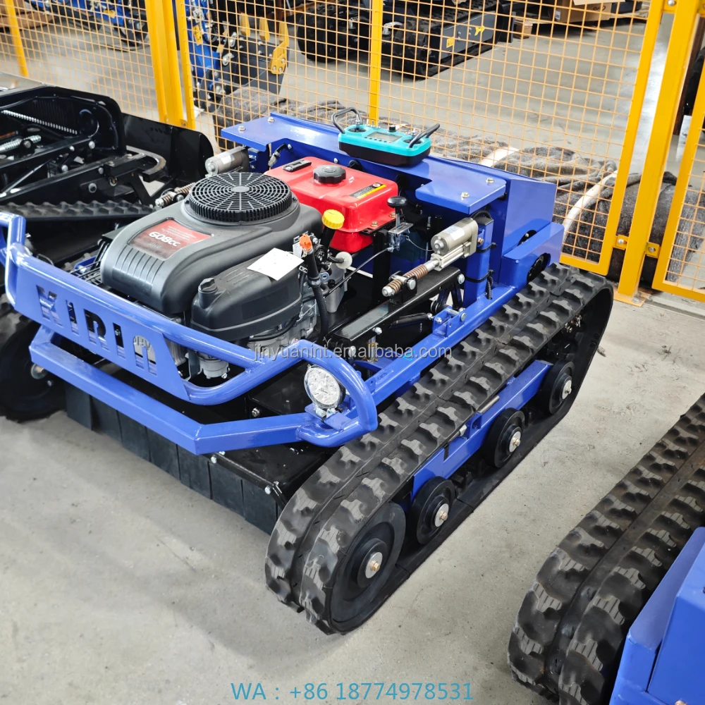 Cylinder 190cc Industrial 800 1000 1200 RC Gas Remote Lawn MowerNew Design Self Propelled Feature Telescopic Handle Single