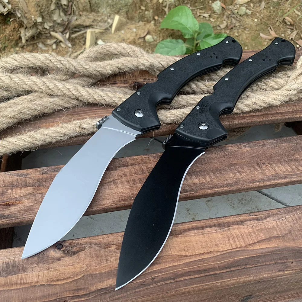 Large 14.1\'\' Cold Military Hunting Knives AUS-10A Steel Professional Survival Combat Outdoor Folding Knife Self Defense EDC Tool