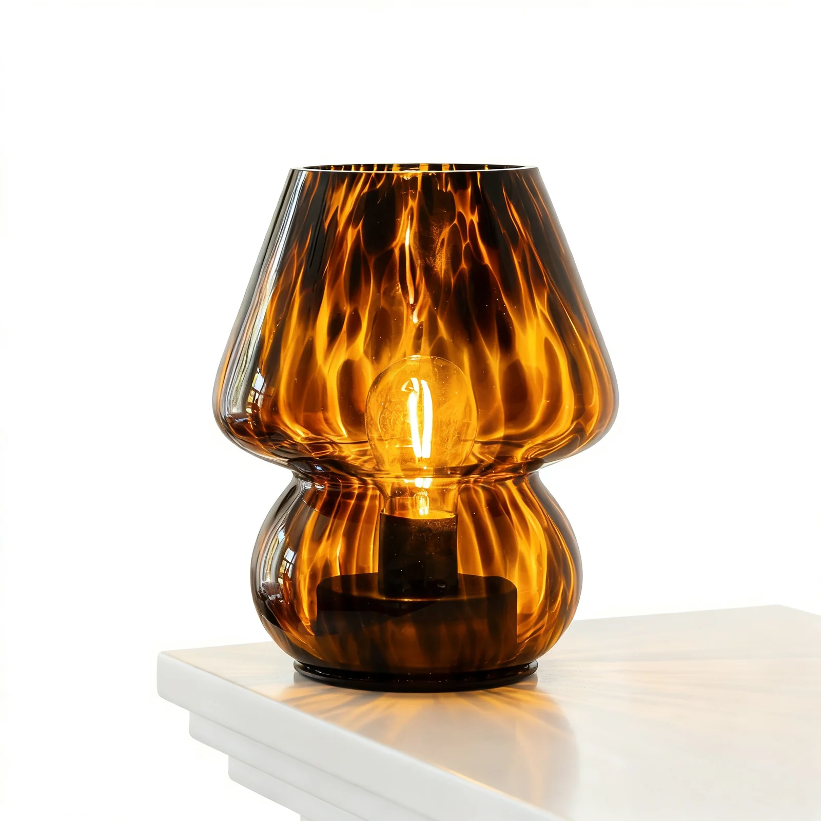 Outdoor Lighting Wireless - Bezprzewodowa szklana lampka nocna w kształcie