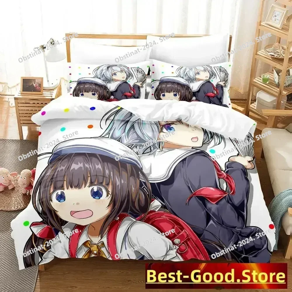 

2023 The Ryuo's Work is Never Done! Bedding Set Single Twin Full Queen King Size Bed Set Adult Kid Bedroom Duvetcover Sets Anime