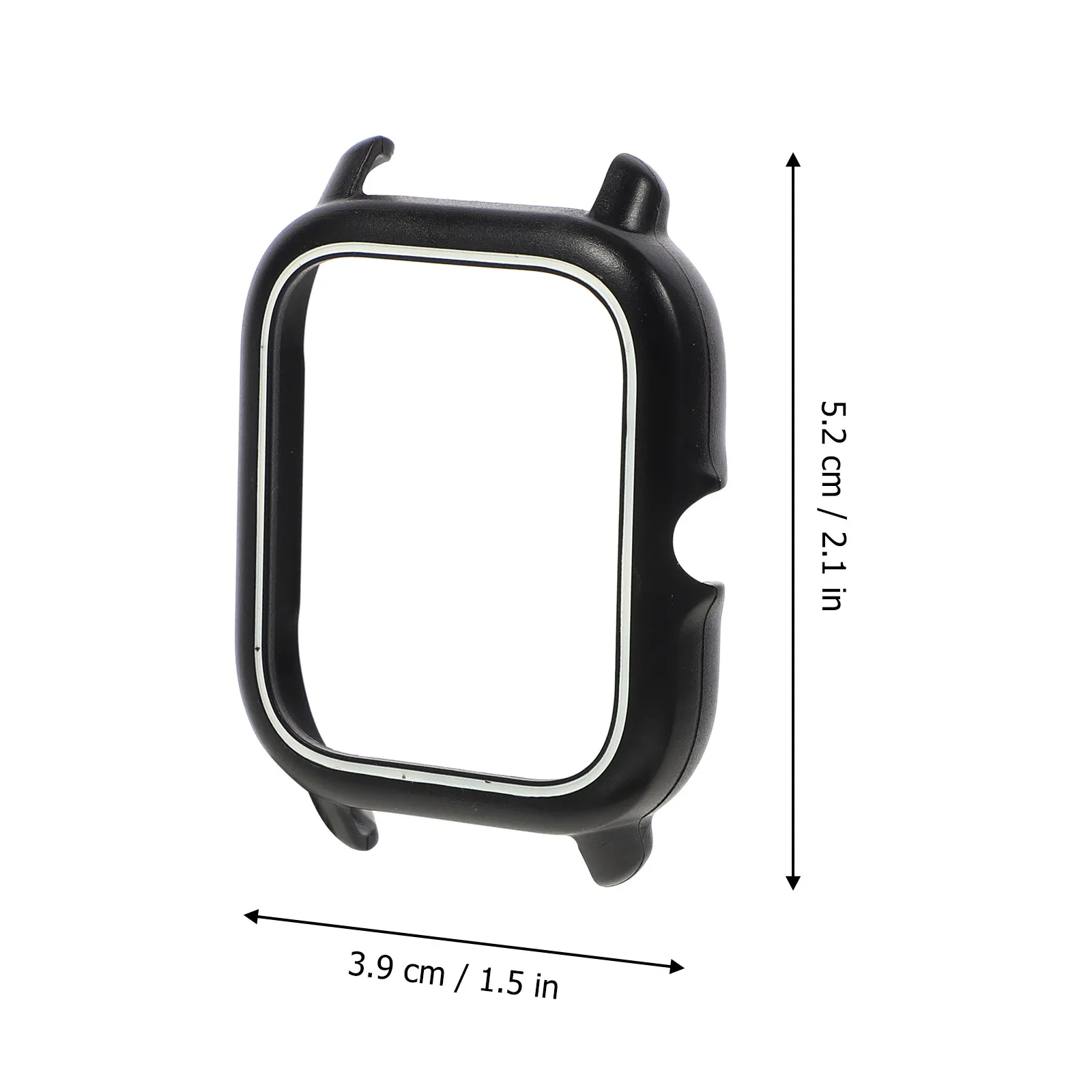 Lightweight Watch Bumper Protector Anti-Scratch Edged Cover for Smartwatch Comfortable Fit Elegant Look Dust Dirt Scratch
