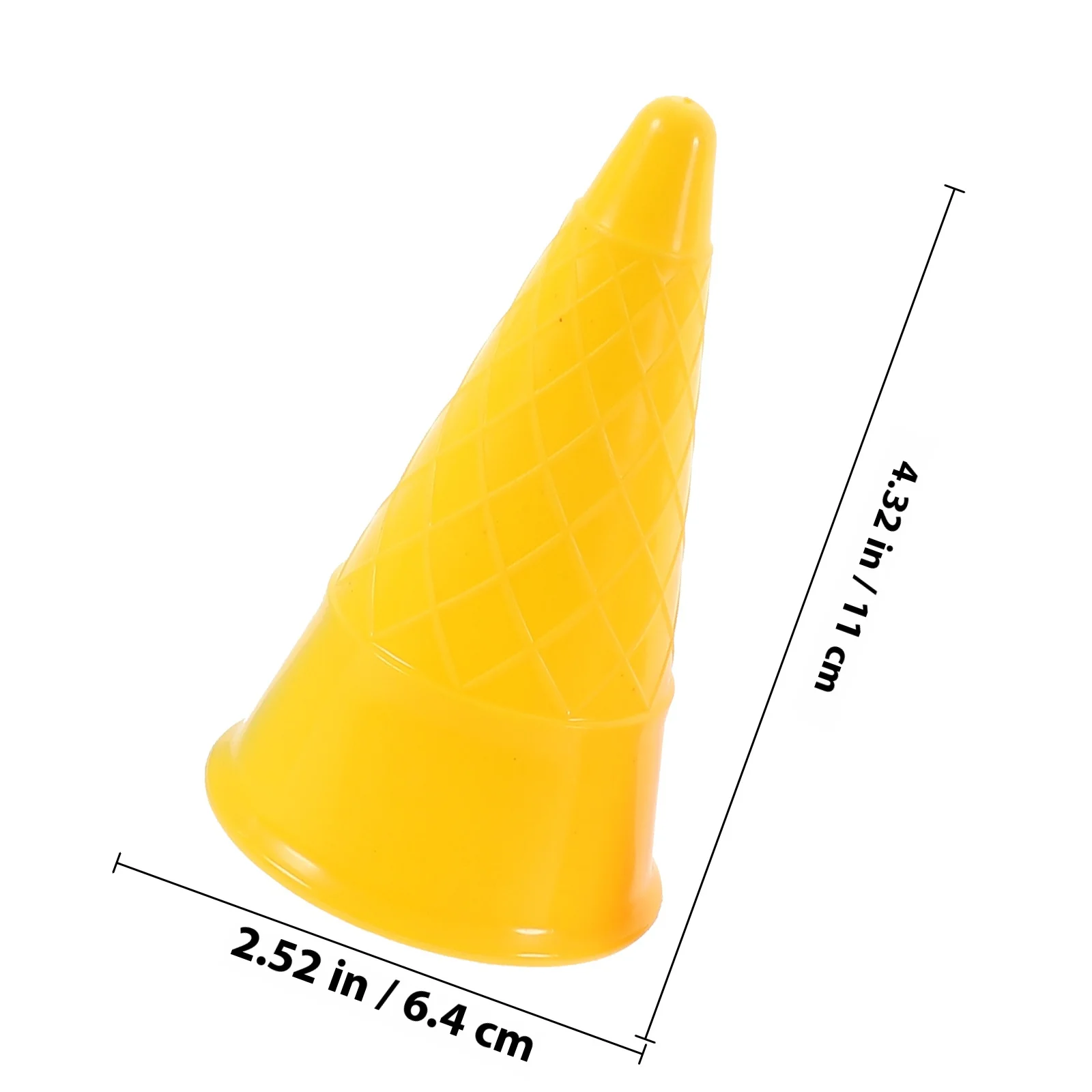 1 Zestaw Form do Piasku Plażowego Plastikowe Stożki do Lodów Łopatka Zestaw do Rzeźbienia w Piasku na Plaży Zabawna Zabawka Plażowa na Zewnątrz Śmieszna Zabawka