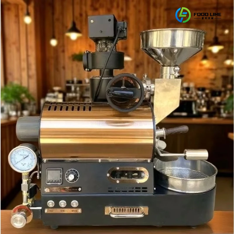 Coffee Roaster Stainless Steel Household Electric Coffee Bean Roaster Full Automatic Coffee Bean Roasting Machine Customized
