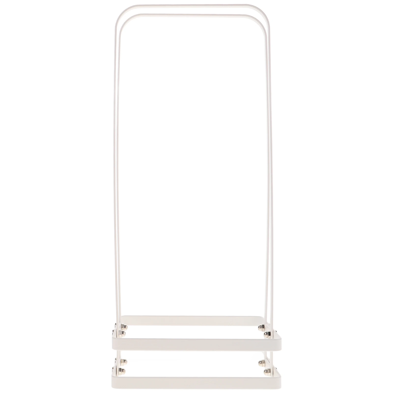

Clothes Hangers Vertical Rack Holder Holders Storage Stand Organizers White Travel