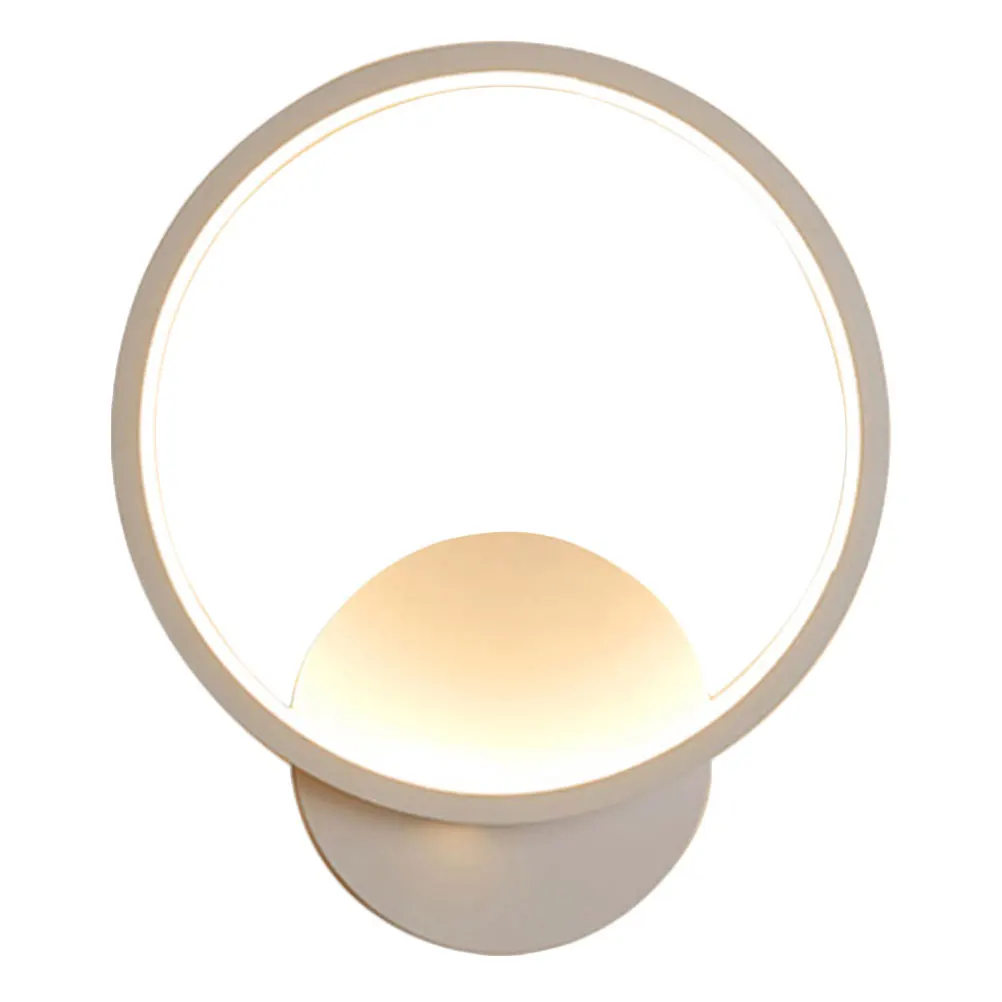 

1Pcs Wall Lamp Simple Style Silver Bedroom Decorative Light Creative Wall-Mounted Bedside Hallway Lighting Home Decoration