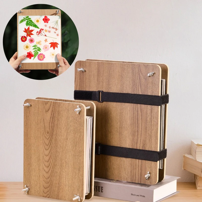 مجموعة ضغط الزهور DIY، مجموعة حرف خشبية للحفاظ على النباتات المجففة، 5 طبقات