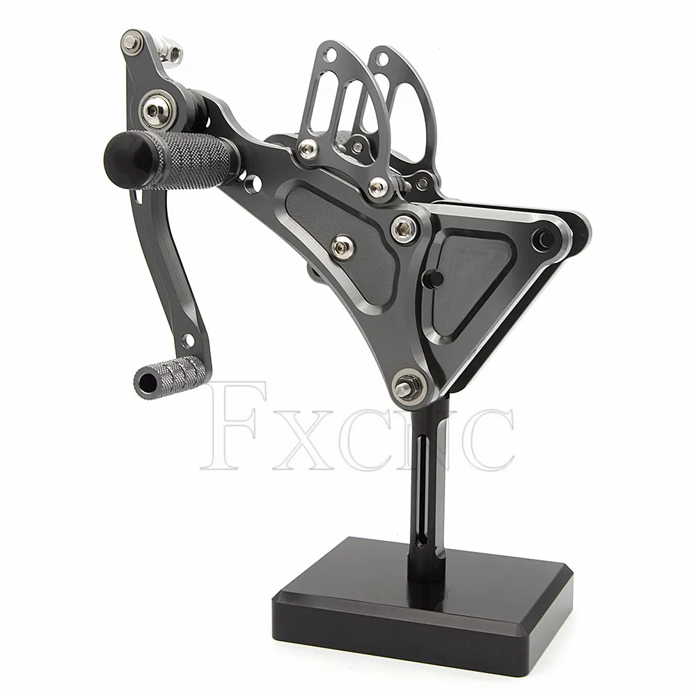 Motorcycle Rearset Footrest For Buell XB12S/ XB9R /XB12R/ XB9S 2002-2022 Footpeg Adjustable Aluminum Rear Set Motor Pedal Rear