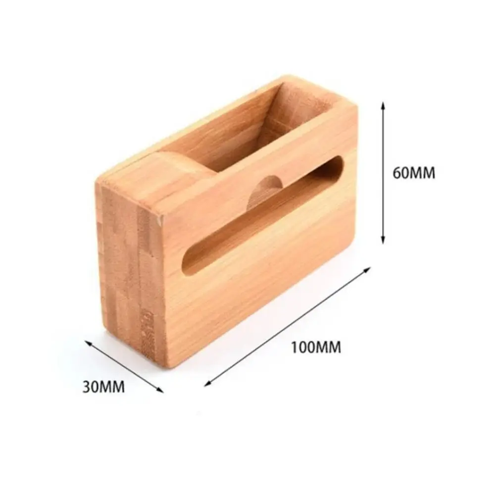 Speaker Bamboo Sound Amplifier Odorless Stable Bamboo Mobile Phone Holder Portable Environmental Friendly