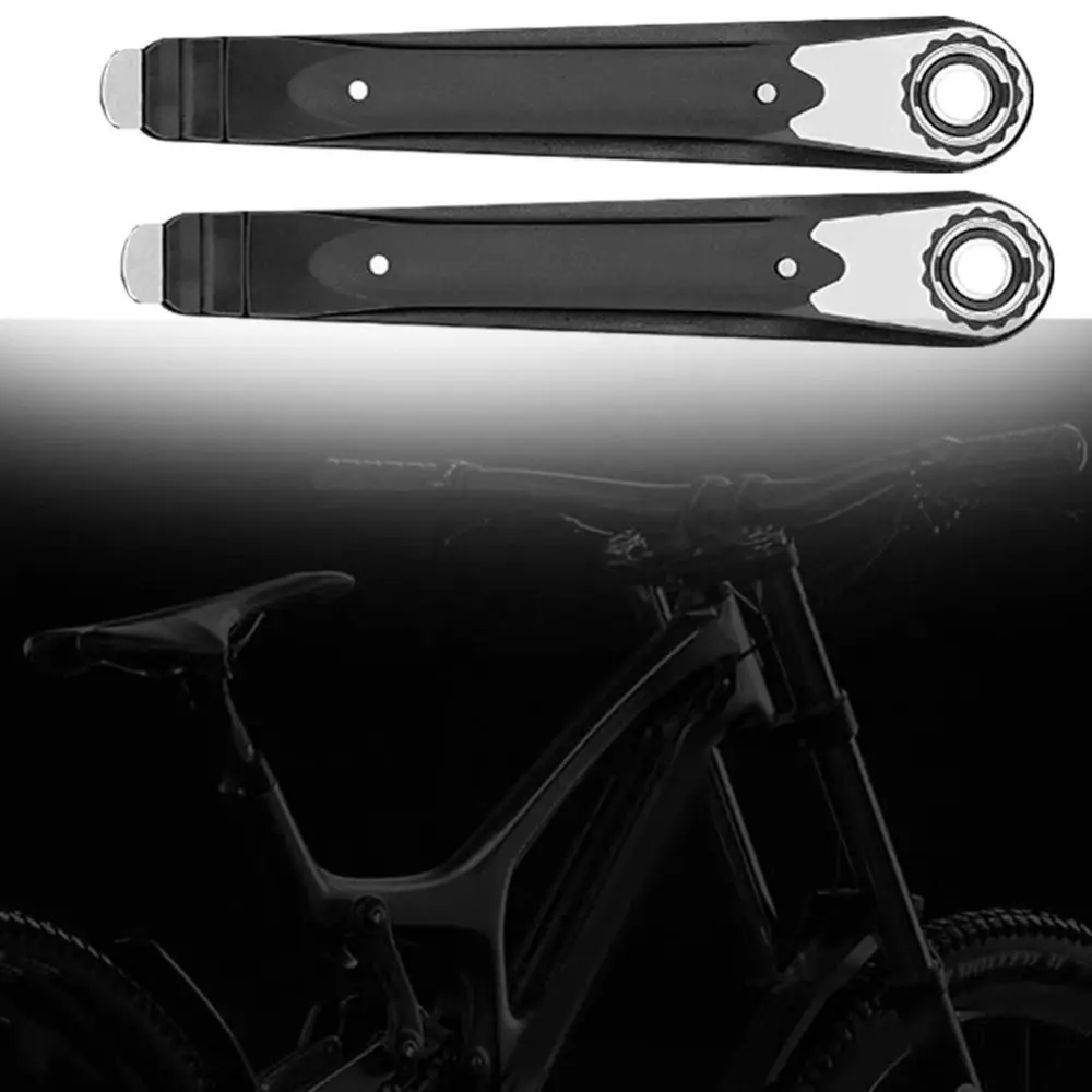 1Pair Steel Core Reinforced Tire Lever Tool Thickened Structure Corrosion Resistant Bike Tyre Pry Bar Nylon Outer Shell