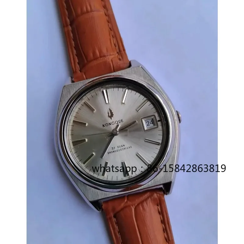 

Fully Automatic Mechanical Watch, Classic and Fashionable Trend, Refined Steel Single Calendar Retro Treasure