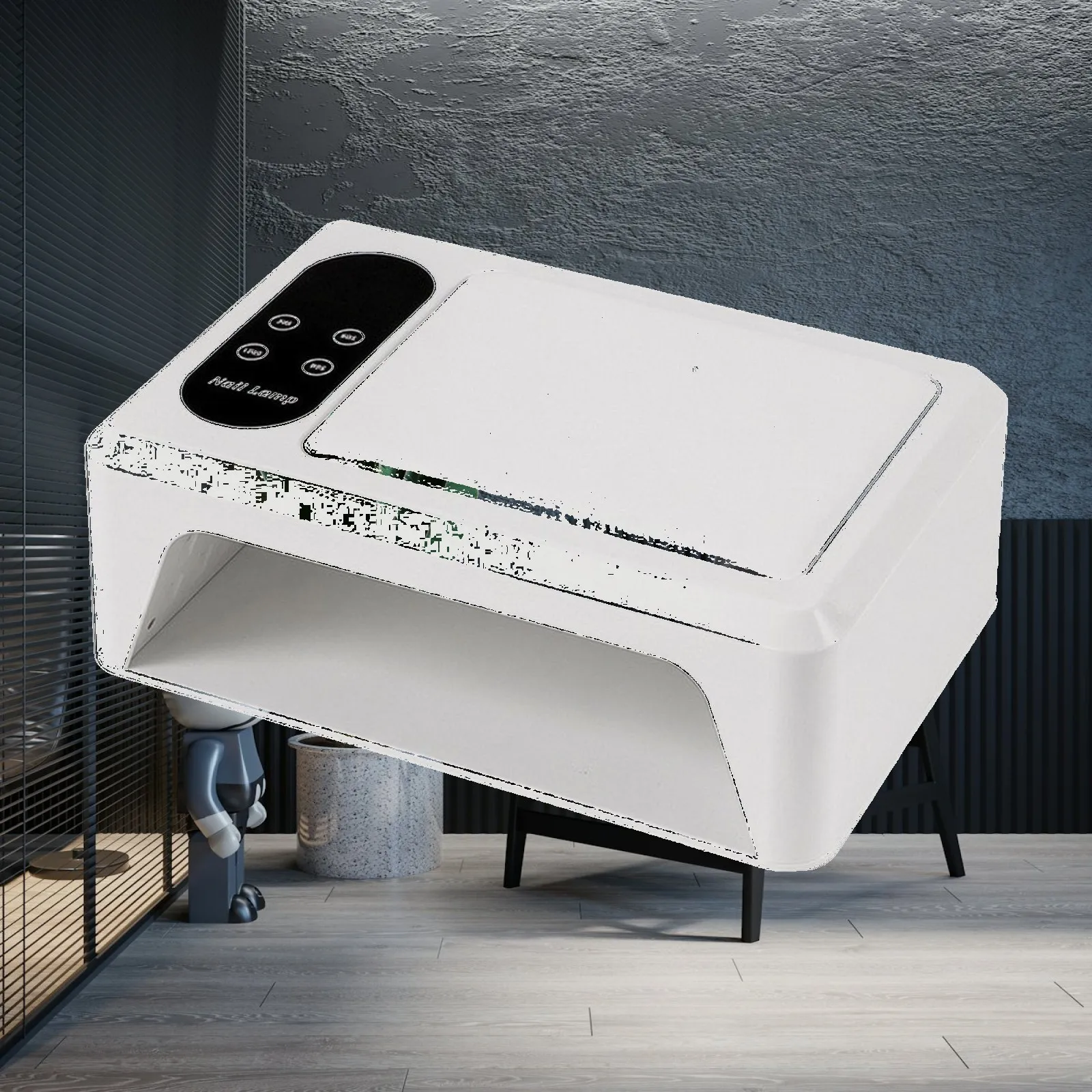 380w-ledネイルランプ（ハンドレスト付き）ジェル硬化用マニキュアドライヤー、サロンスタイルネイルアートツールおよび機器