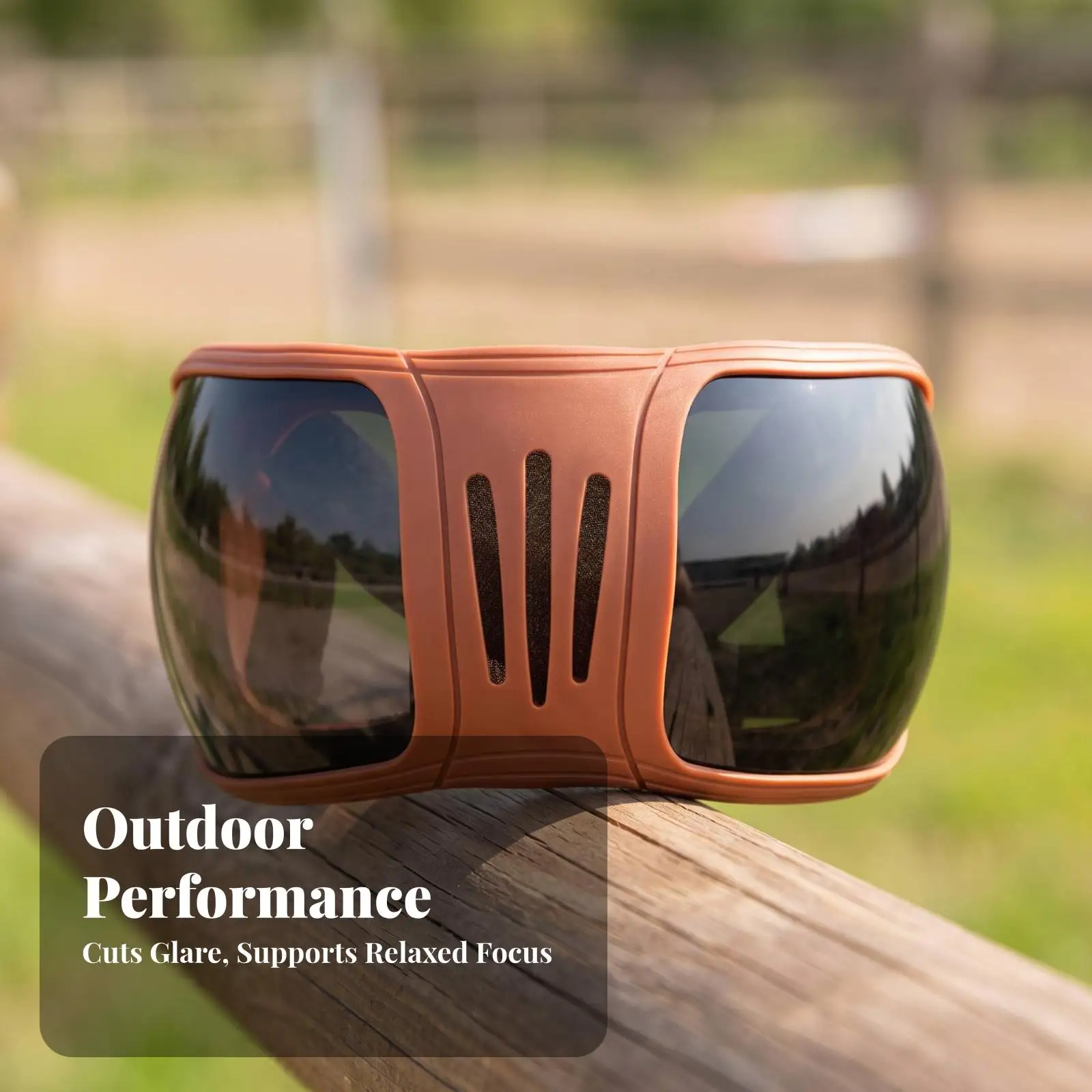 Horse Face Guard with Ventilation Slots for Daily Riding Comfortable Eye Cover Adjustable Strap Secure