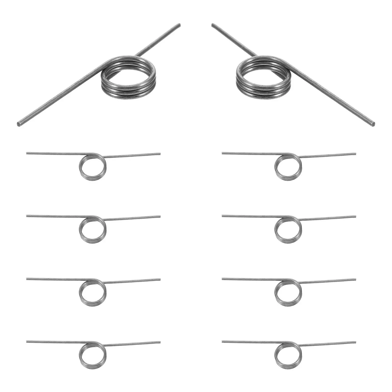 

10 Pcs Metal Torsional Springs Spring Accessories Bin Lid Replacement Garbage Mechanism Parts Trash Can Storage Bucket Springs