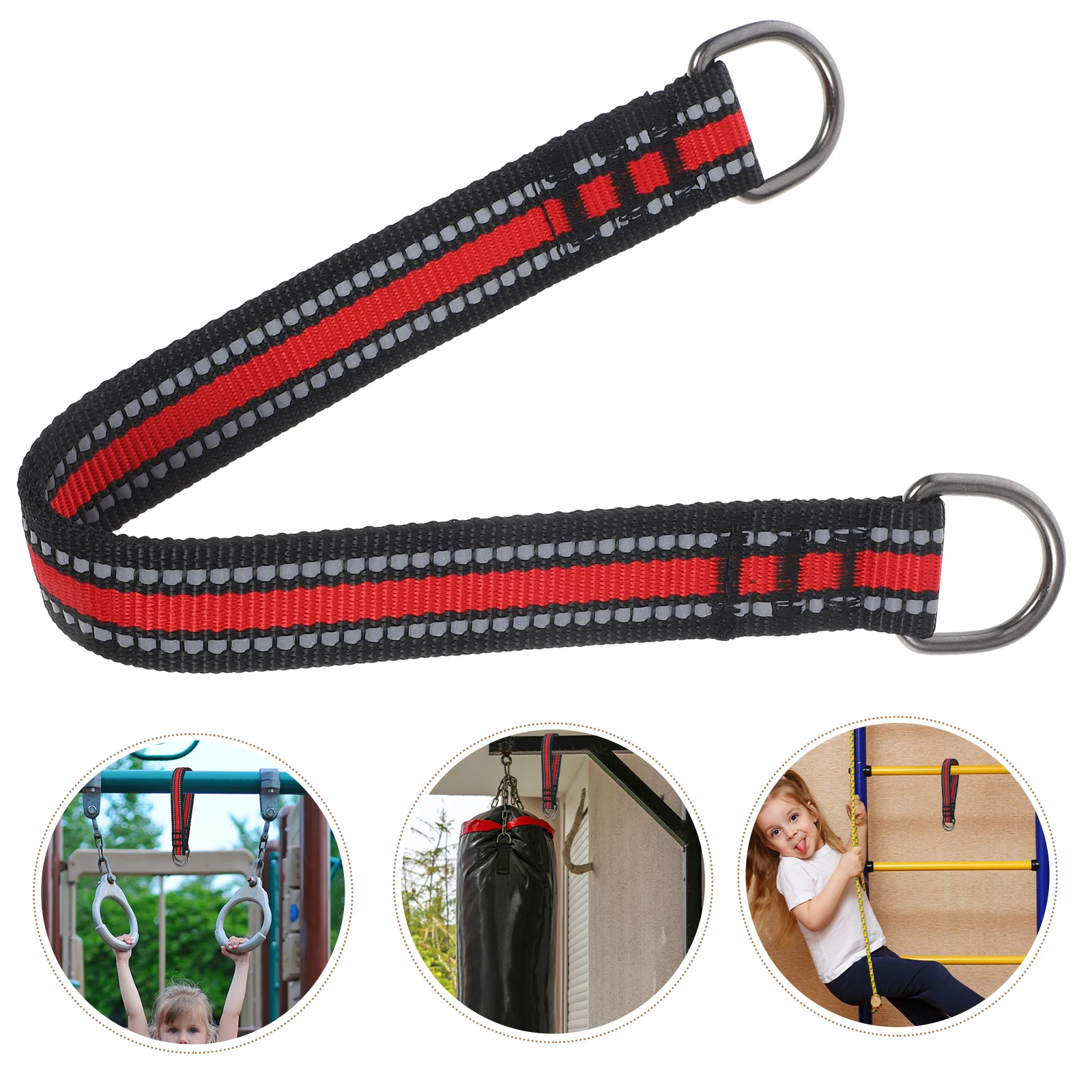 

Swing Belt Aerial Yoga Hanging Strap Gym Equipment Hammock Fixed Straps Ropes Adjustable for Trees Camping Accessories