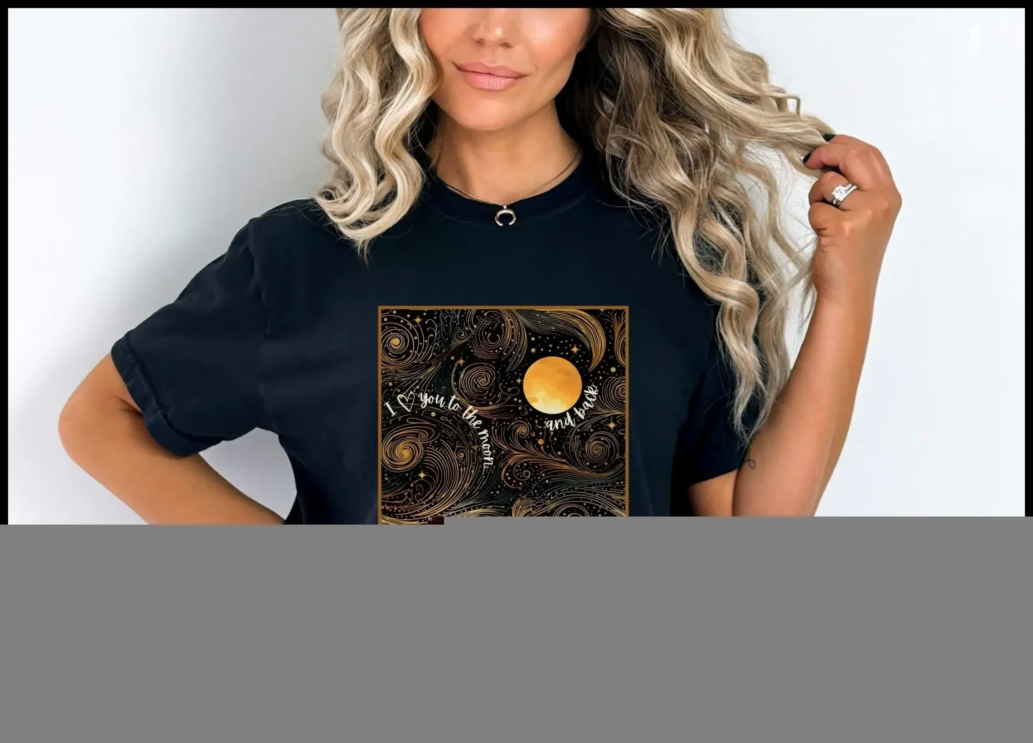 

I Love You to The Moon And Back T Shirt for her him Inspirational