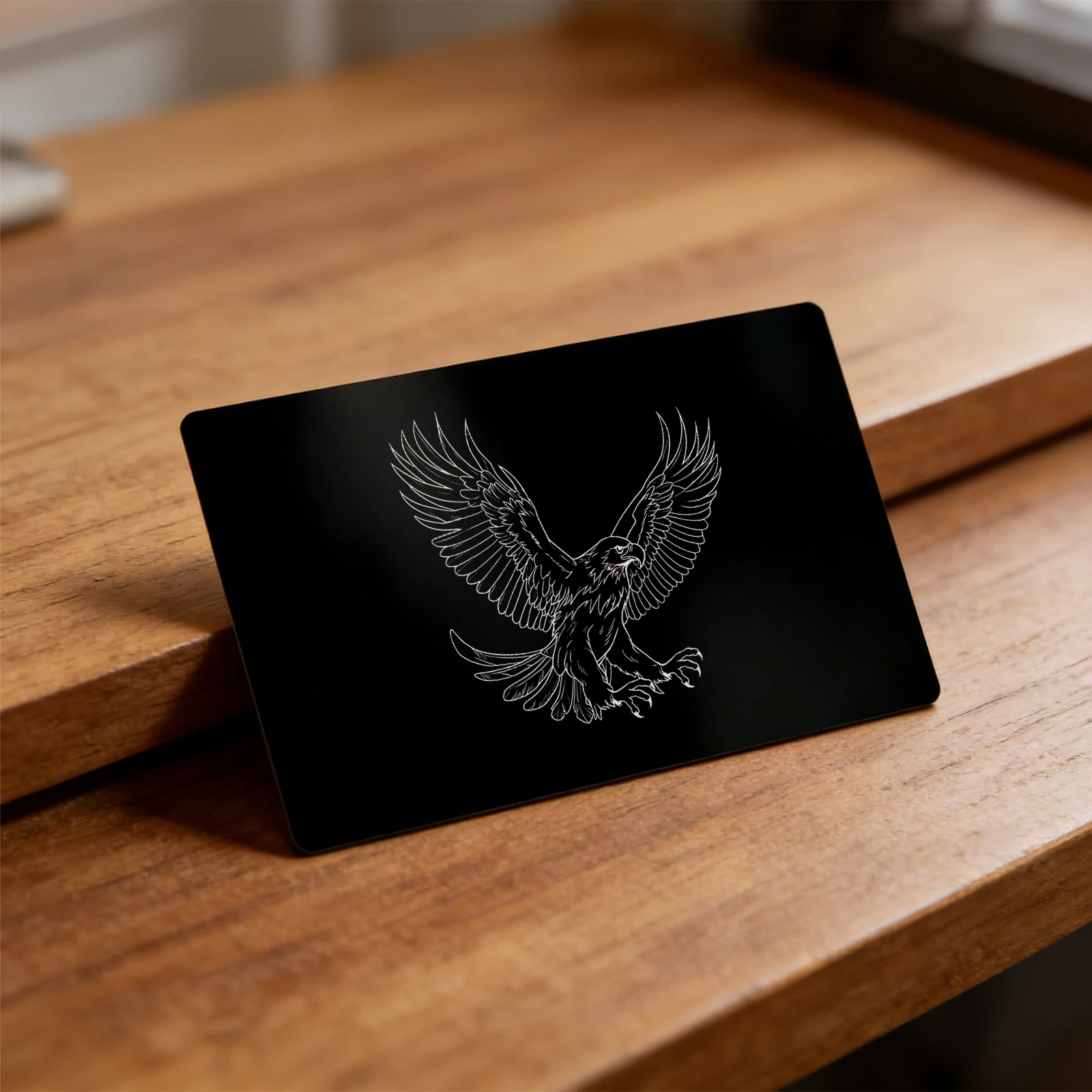 30Pcs Black Anodized Aluminum Card  Thin Metal Blank Tags Laser Engraving Aluminium Plate DIY Custom Logo Engrave Material For Laser Engraver