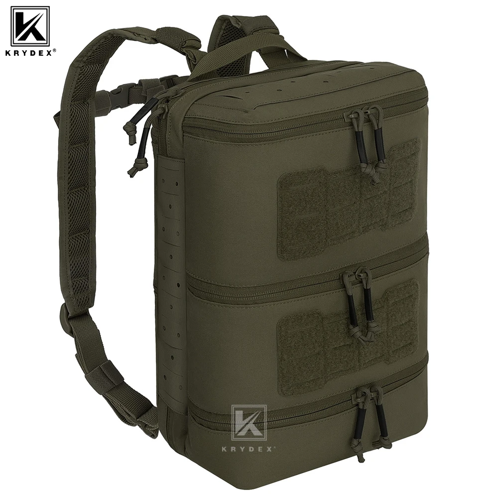 KRYDEX Tactical Backpack Assault Trauma IFAK MED Bag 11.5L Tactical Medical YKK Bag With Multi-Pockets