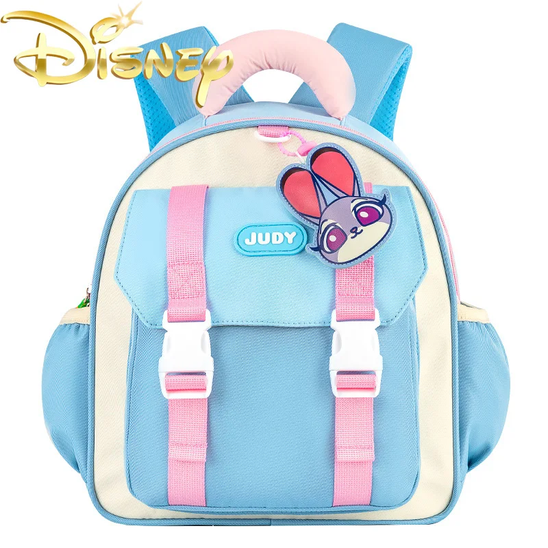 disney-judy-new-girls-school-bag-3-6-years-old-girls-backpack-high-quality-cartoon-cute-children-backpack-light-and-fashionable