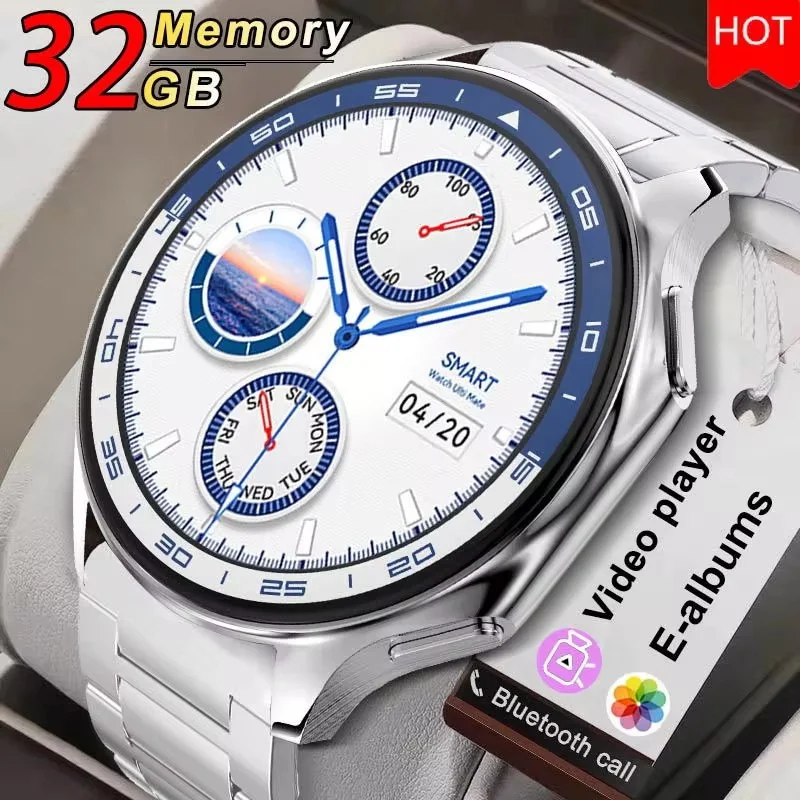 2024New For OPPO Watch X Smart Watch Men 32GB Memory Music Video Bluetooth Call 3D Surround Vision Watches Waterproof Smartwatch