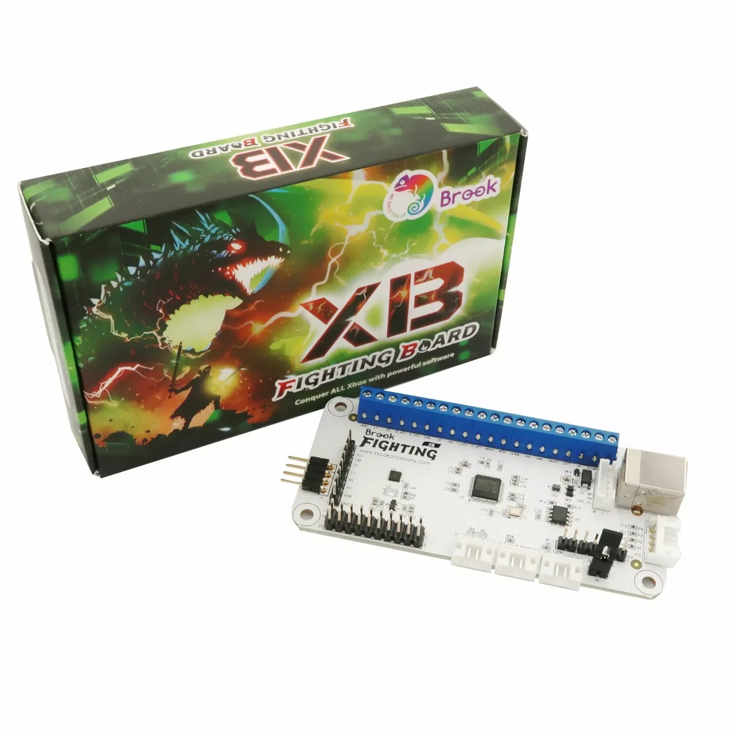 

Brook fighting board that supports buttonkey configuration software ! Support XB 360, XB Original and PC
