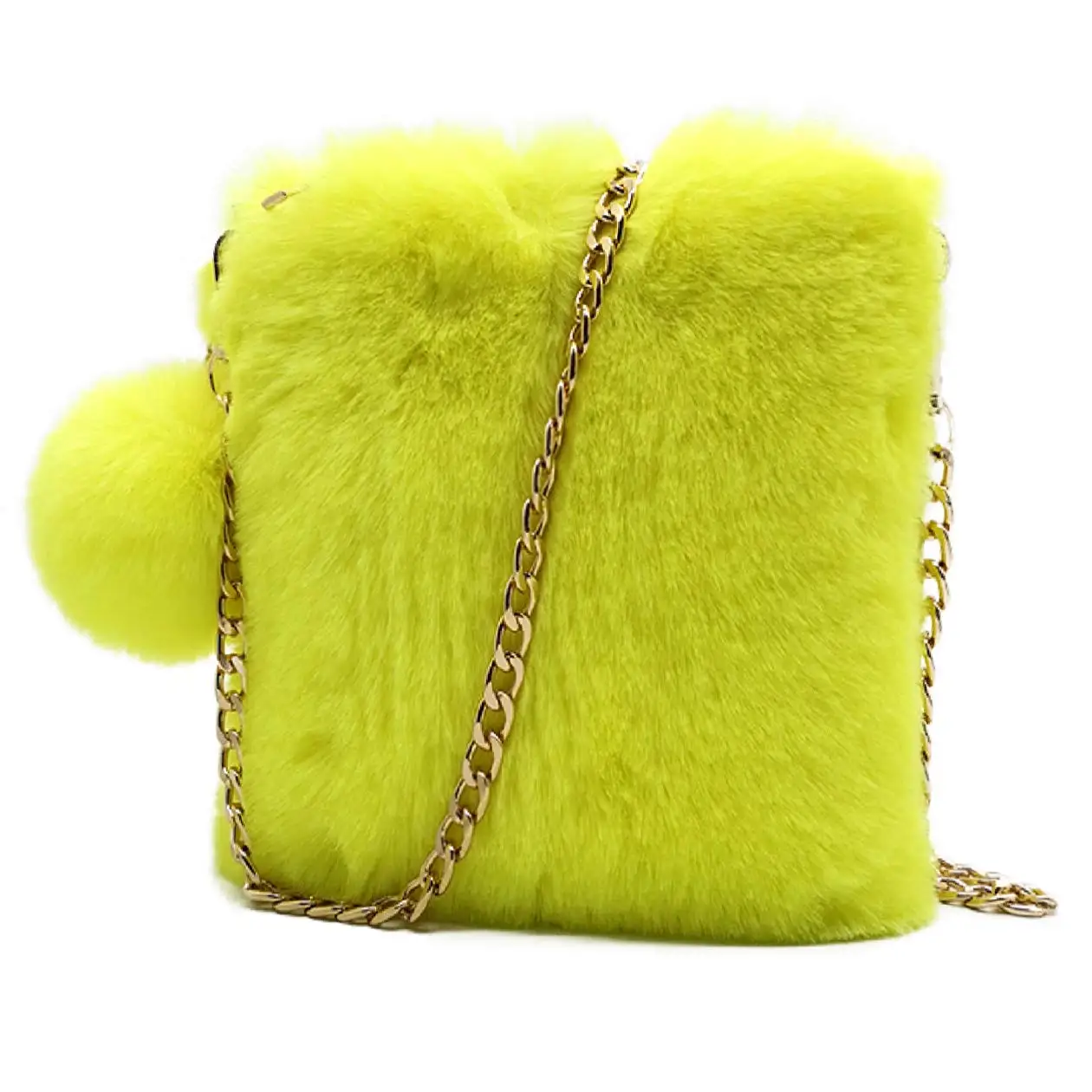 Faux Fur Purse for Women Fluffy Evening Bags Small Cute Crossbody Bag Cosmetic Bag Handbags