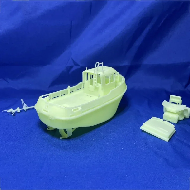 RC Boat 1/87 Tugboat Damen 1205 Tug  Assembling Ship Model Resin Material Printing Hull Kit