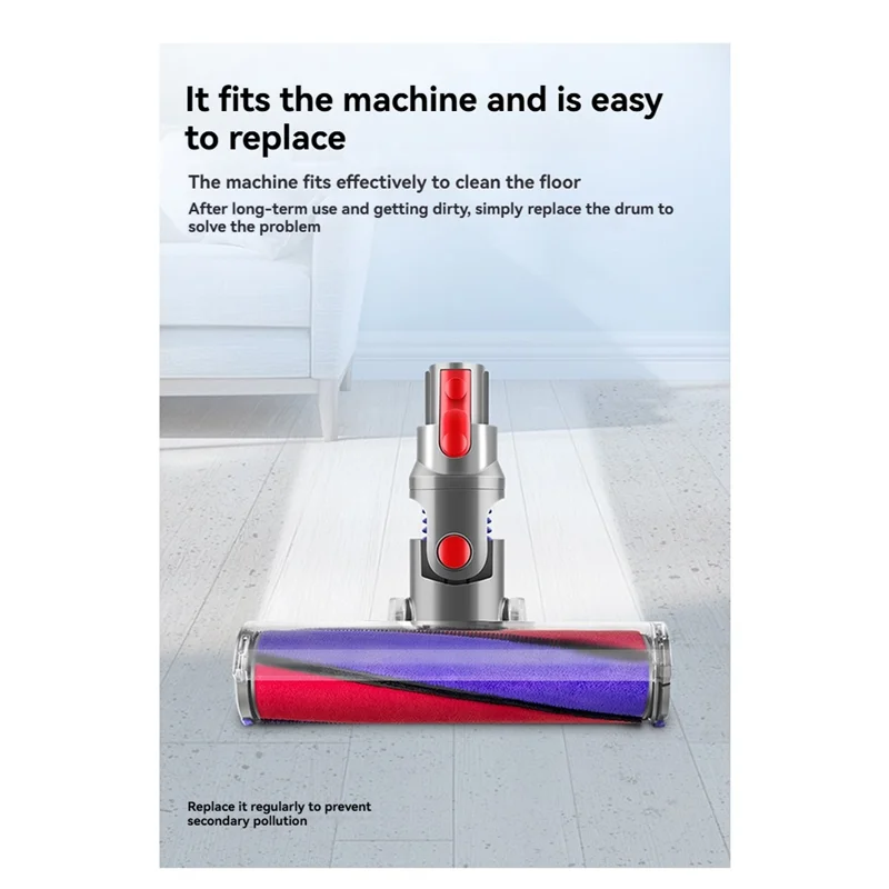 【Berserk】para Dyson V6V7V8V10V11V15 aspiradora cepillo de rodillo suave accesorios de cabezal de limpiador de repuesto