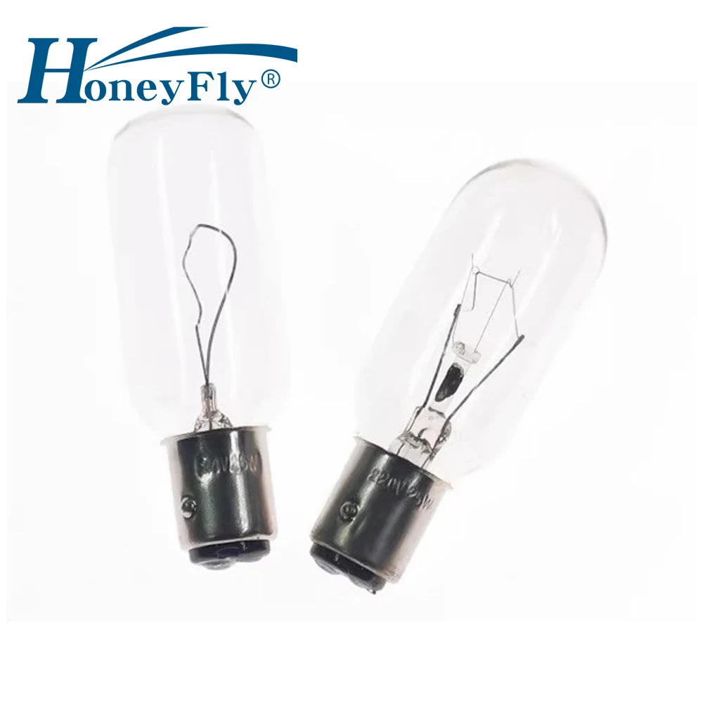 honeyfly-5個入り-bay15d-マリンランプ電球-12v-24v-110v-220v-25w-40w-クリア-t25-航海用タングステンワイヤー計器指示灯