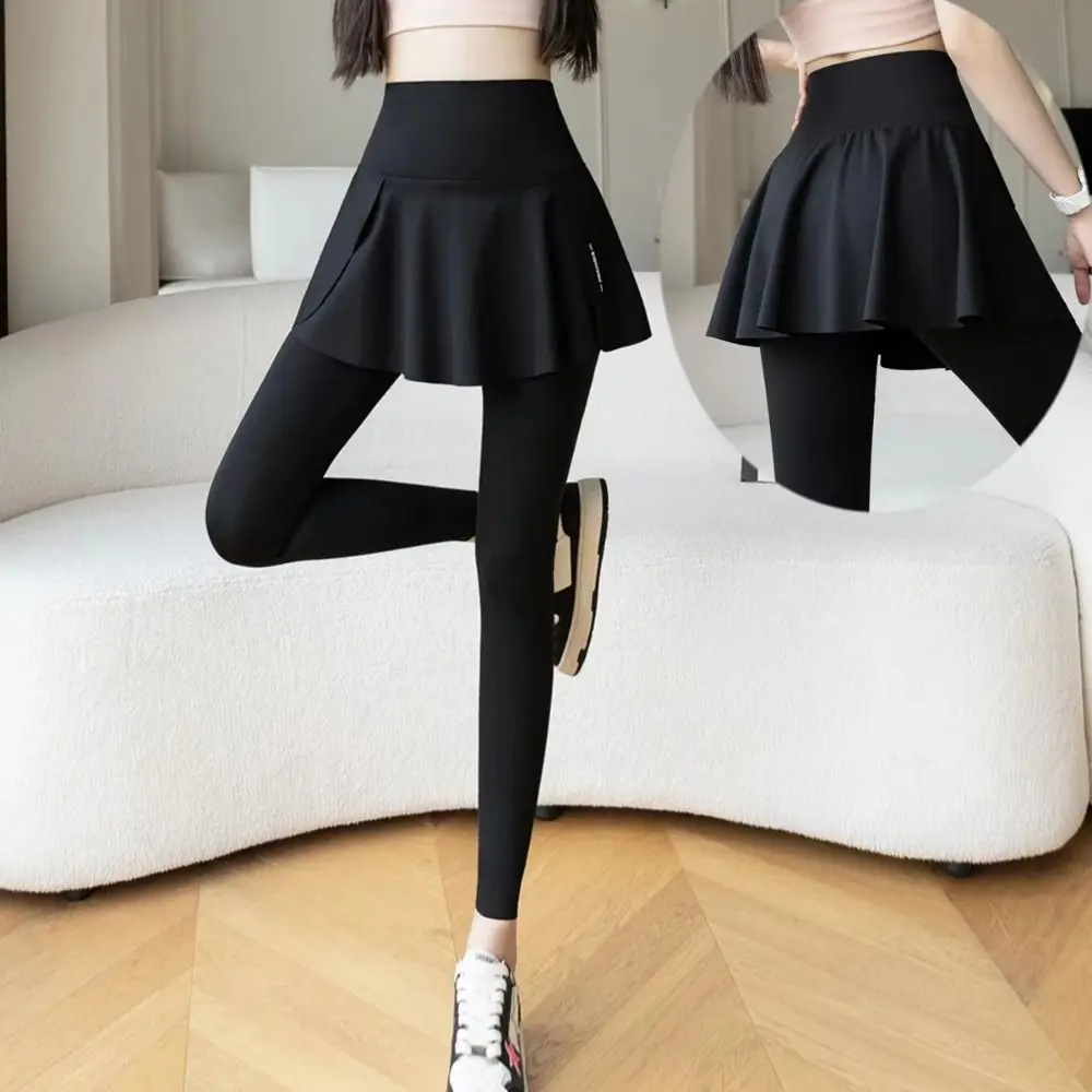 

Side Pocket Fitness Legging High Waist Skinny Elastic Leggings Thickened with Pocket Sports Yoga Pants Hip Lifting