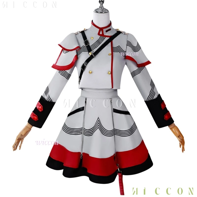 كاسان تيتو أزياء تنكرية شعر مستعار الظاهري المعبود المغني زي لوليتا فستان حفلة الهالوين تنورة دعوى النساء فتاة المعرض معطف الأحذية