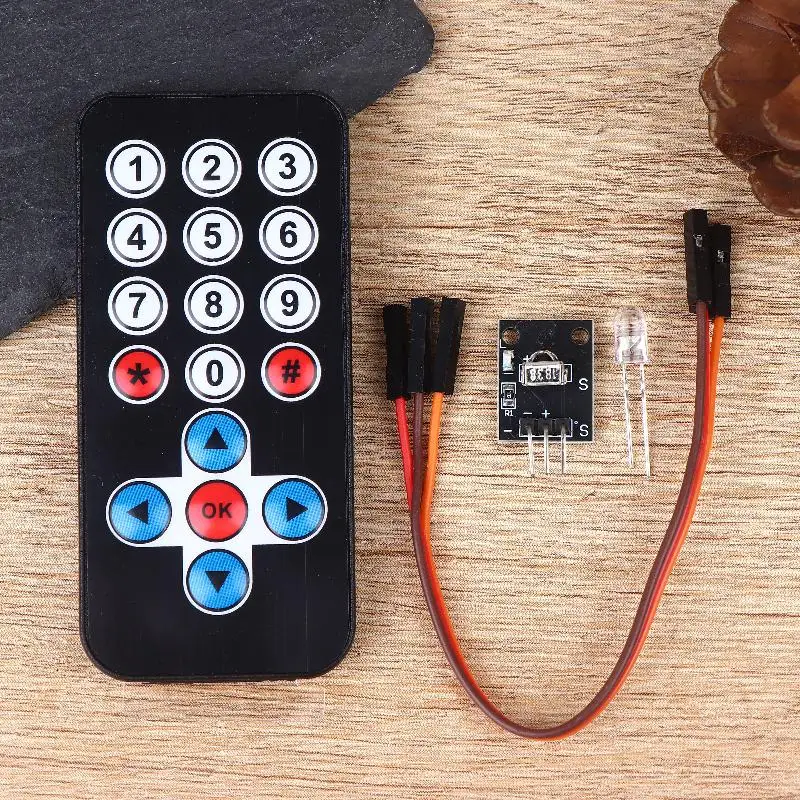 1Set HX1838 Infrared Remote Control Module Wireless IR Receiver Module DIY Kit HX1838 For Arduino