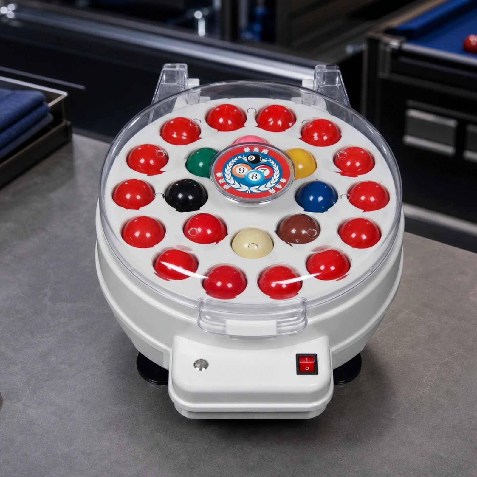 Automatic Billiard Ball Cleaning Machine Electric Automatic Billiard Ball Cleaning Machine Appliance Tabletop Compact view 2
